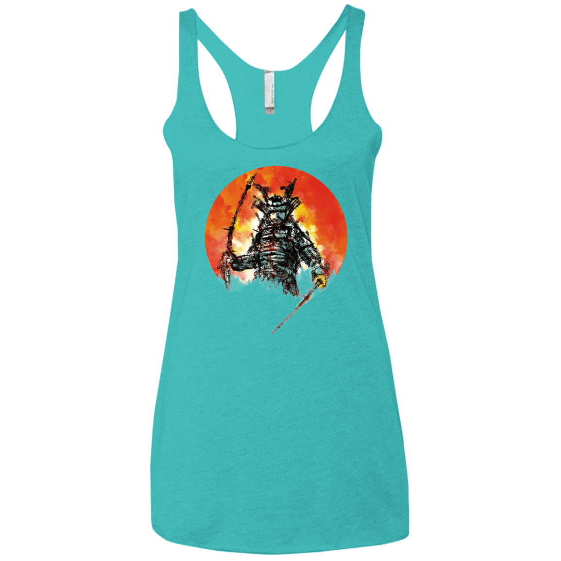 Samurai Bot Women's Triblend Racerback Tank