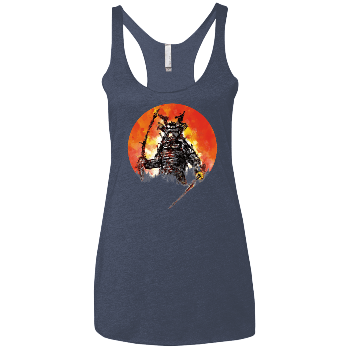 Samurai Bot Women's Triblend Racerback Tank