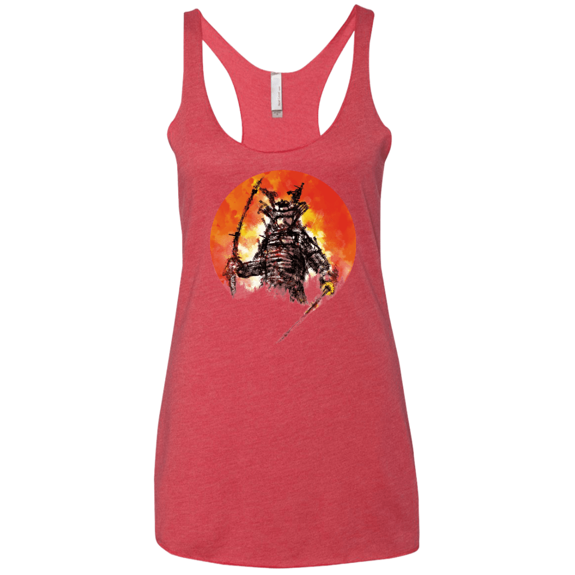 Samurai Bot Women's Triblend Racerback Tank