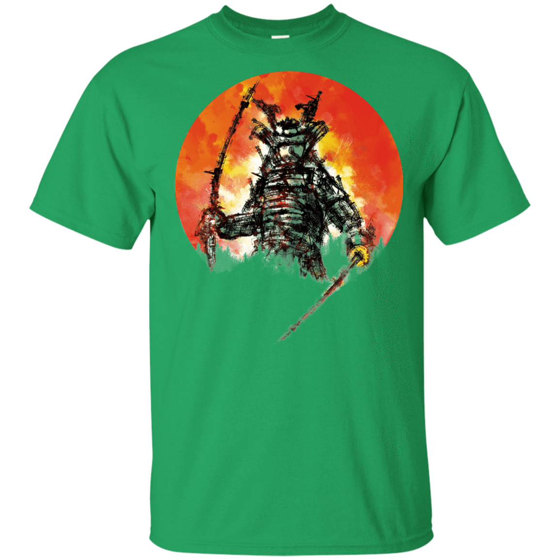 T-Shirts Irish Green / YXS Samurai Bot Youth T-Shirt
