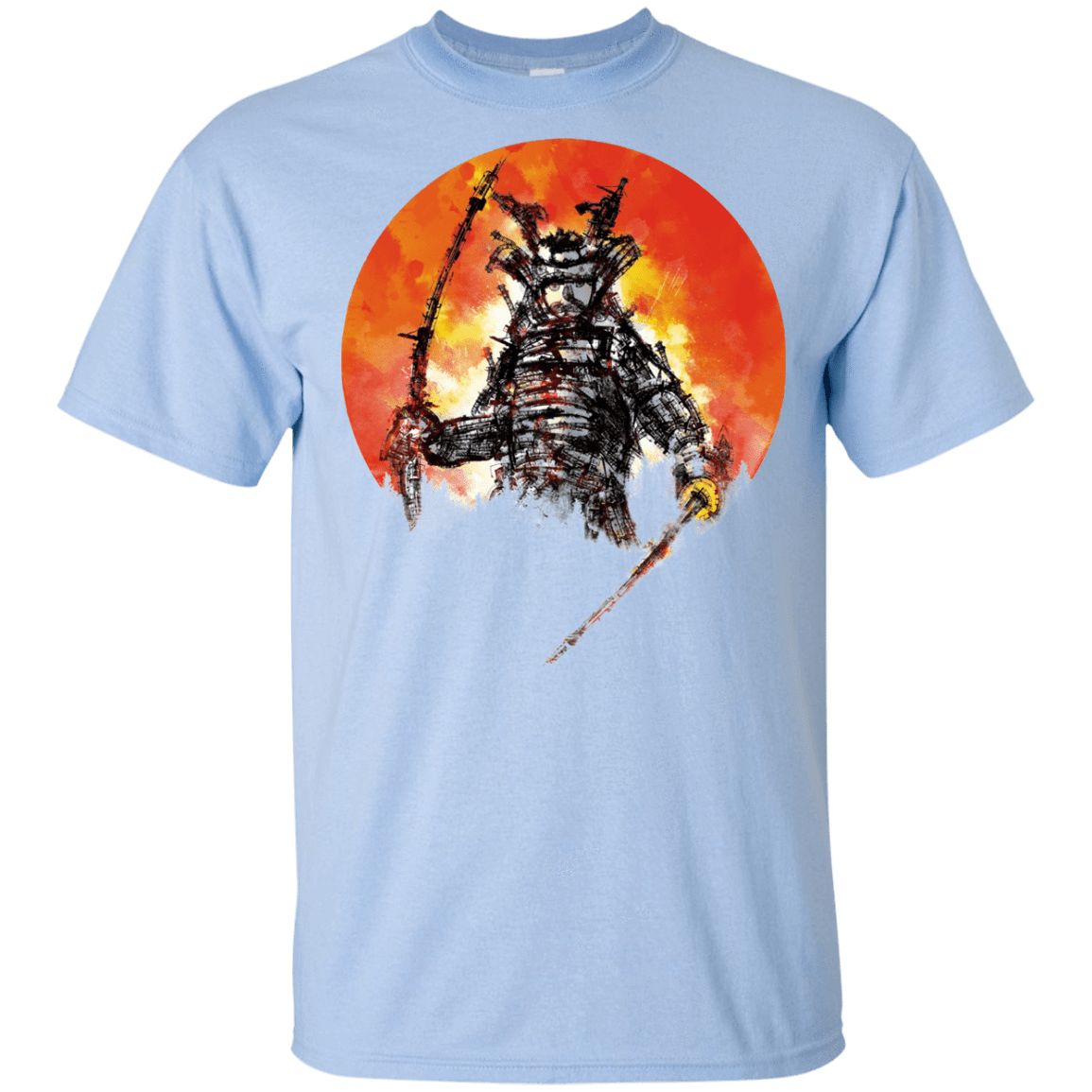 T-Shirts Light Blue / YXS Samurai Bot Youth T-Shirt