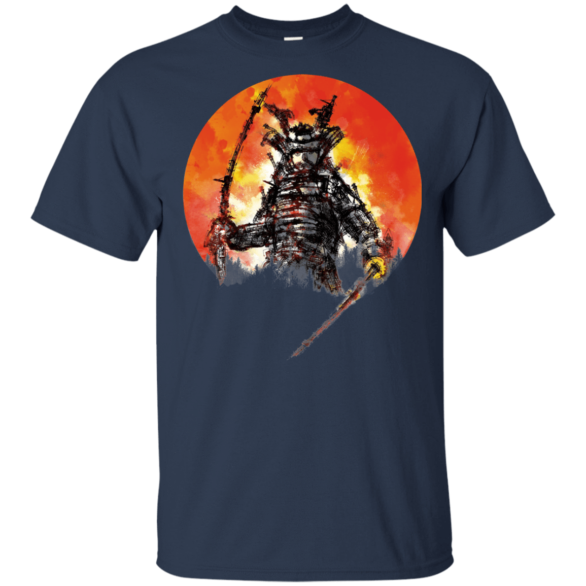 T-Shirts Navy / YXS Samurai Bot Youth T-Shirt