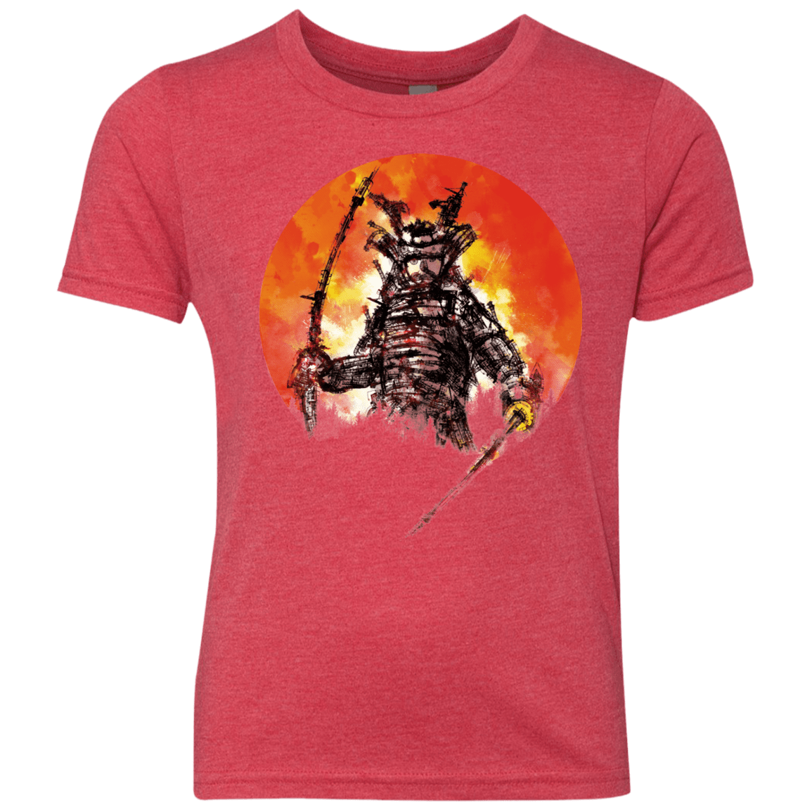 T-Shirts Vintage Red / YXS Samurai Bot Youth Triblend T-Shirt