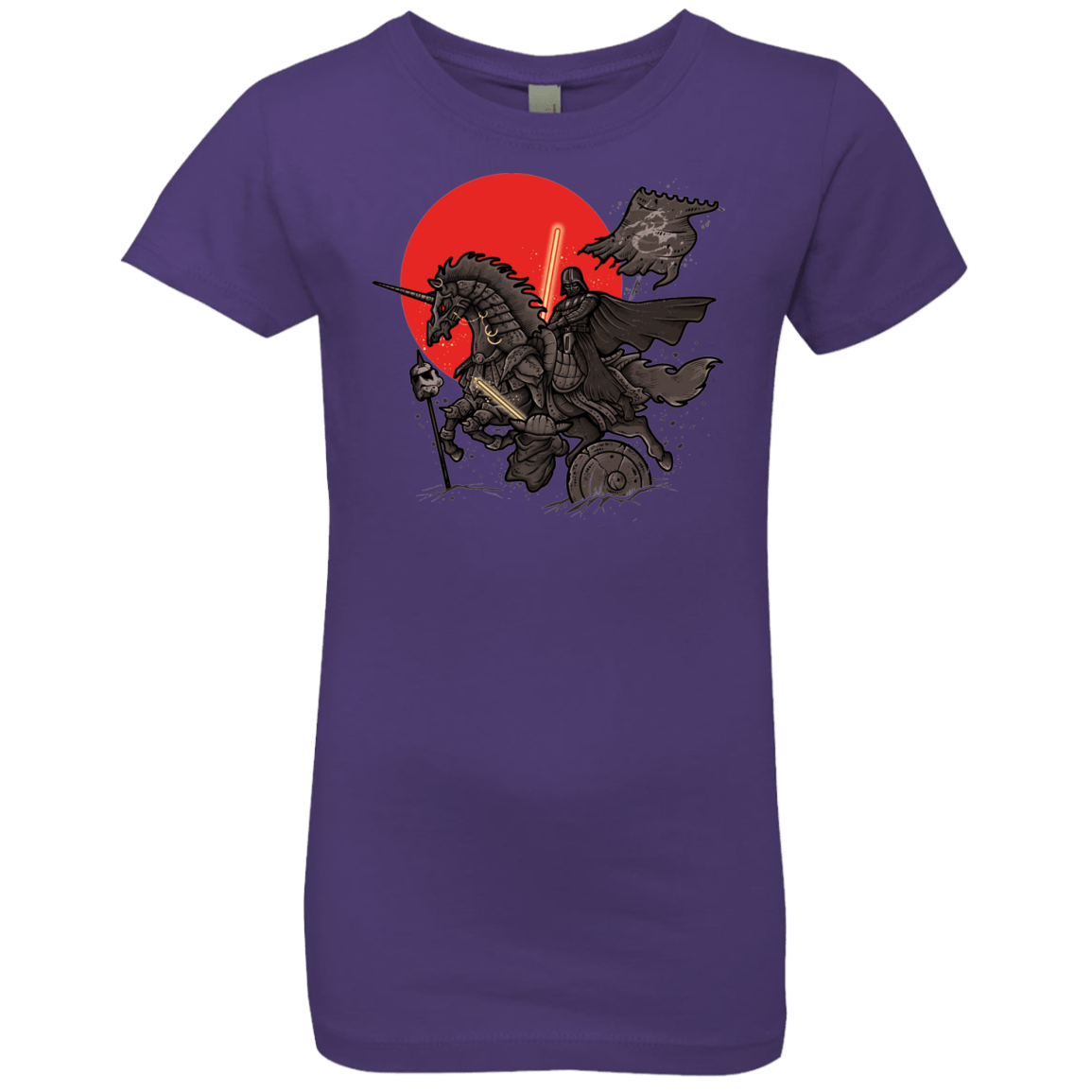T-Shirts Purple Rush / YXS SAMURAI GALAXY Girls Premium T-Shirt