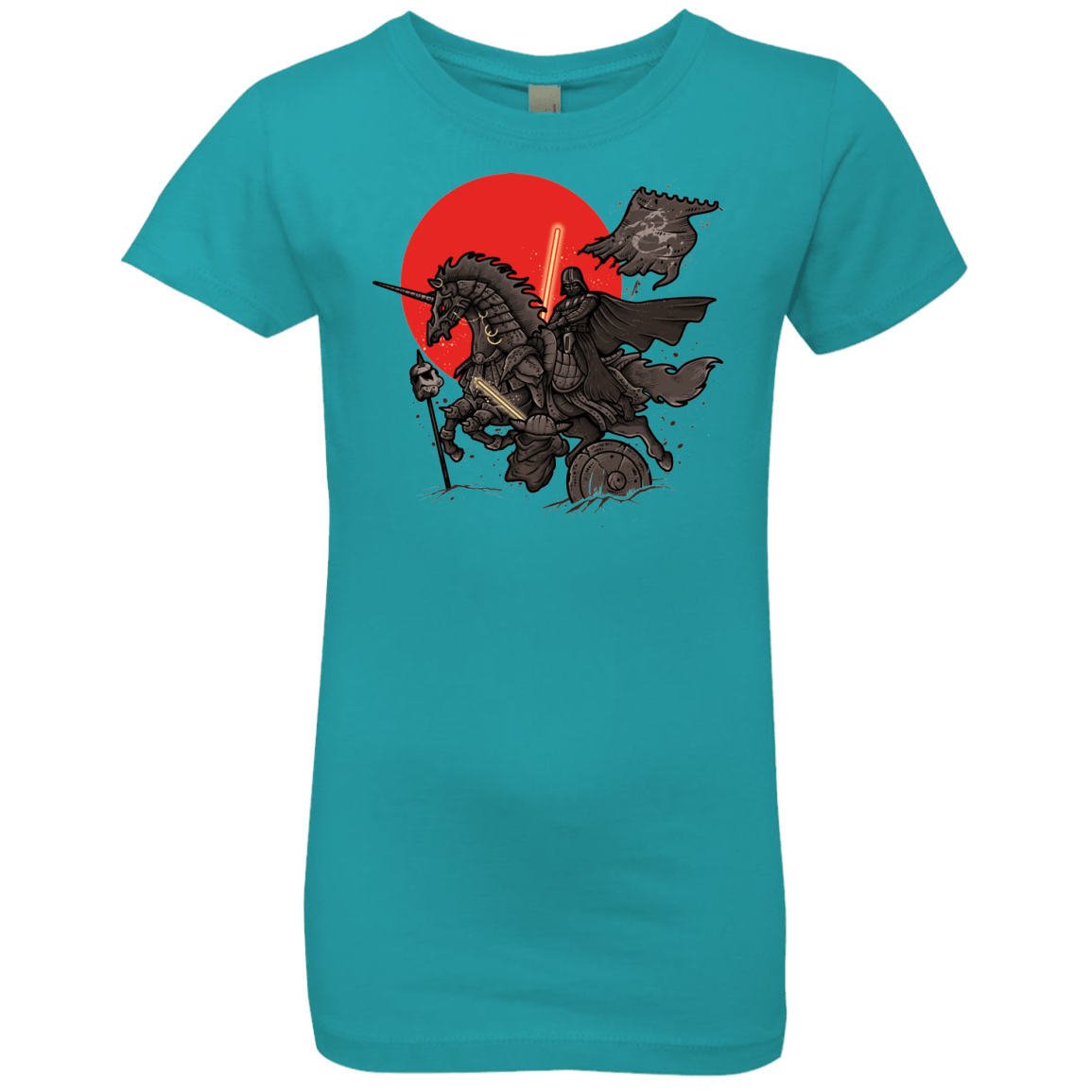 T-Shirts Tahiti Blue / YXS SAMURAI GALAXY Girls Premium T-Shirt