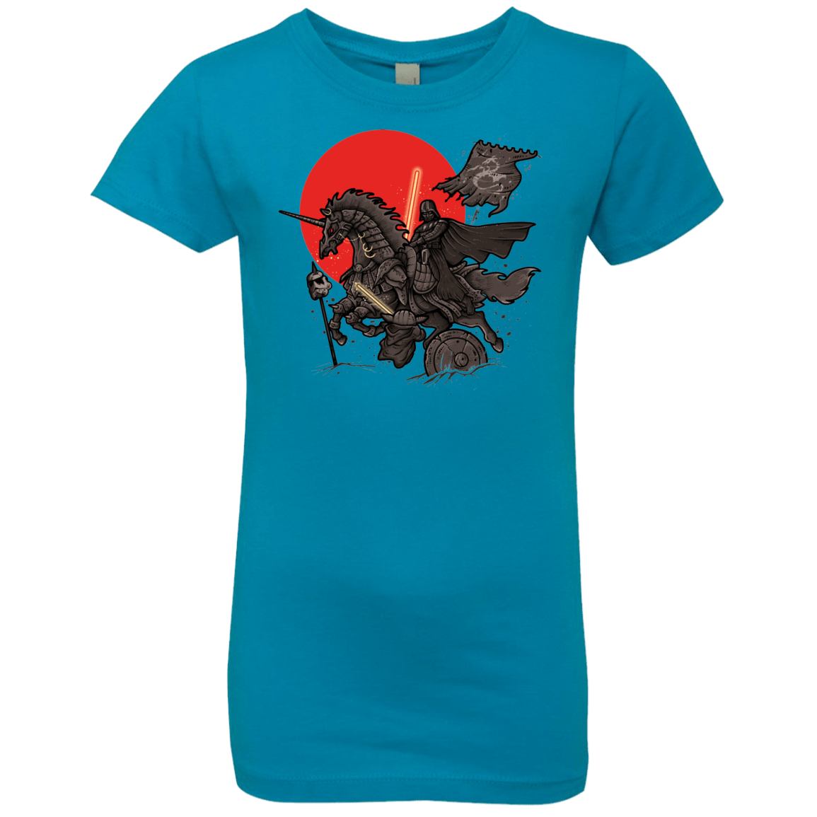T-Shirts Turquoise / YXS SAMURAI GALAXY Girls Premium T-Shirt
