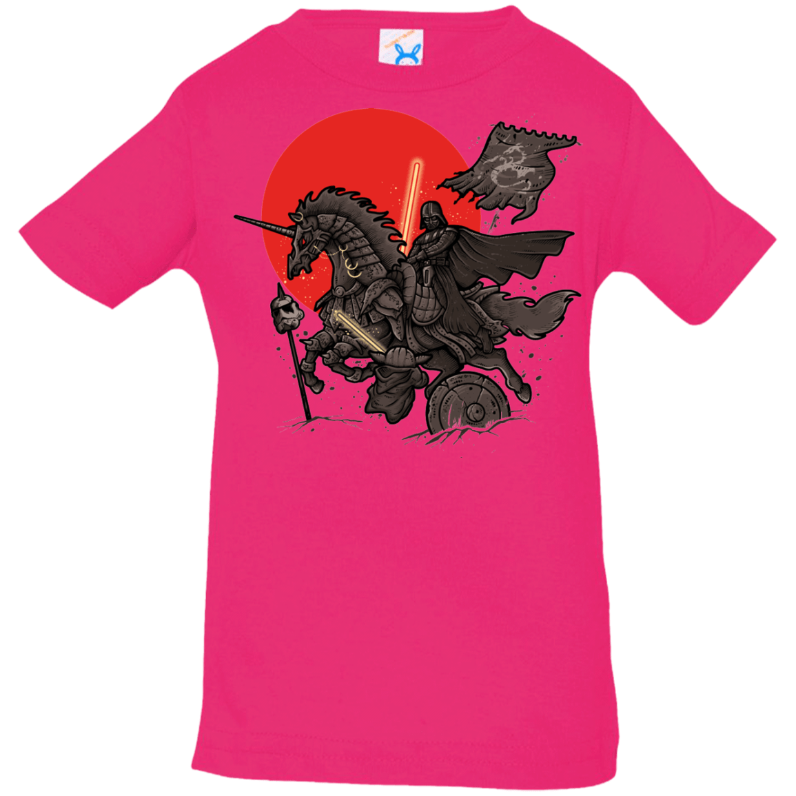 T-Shirts Hot Pink / 6 Months SAMURAI GALAXY Infant Premium T-Shirt