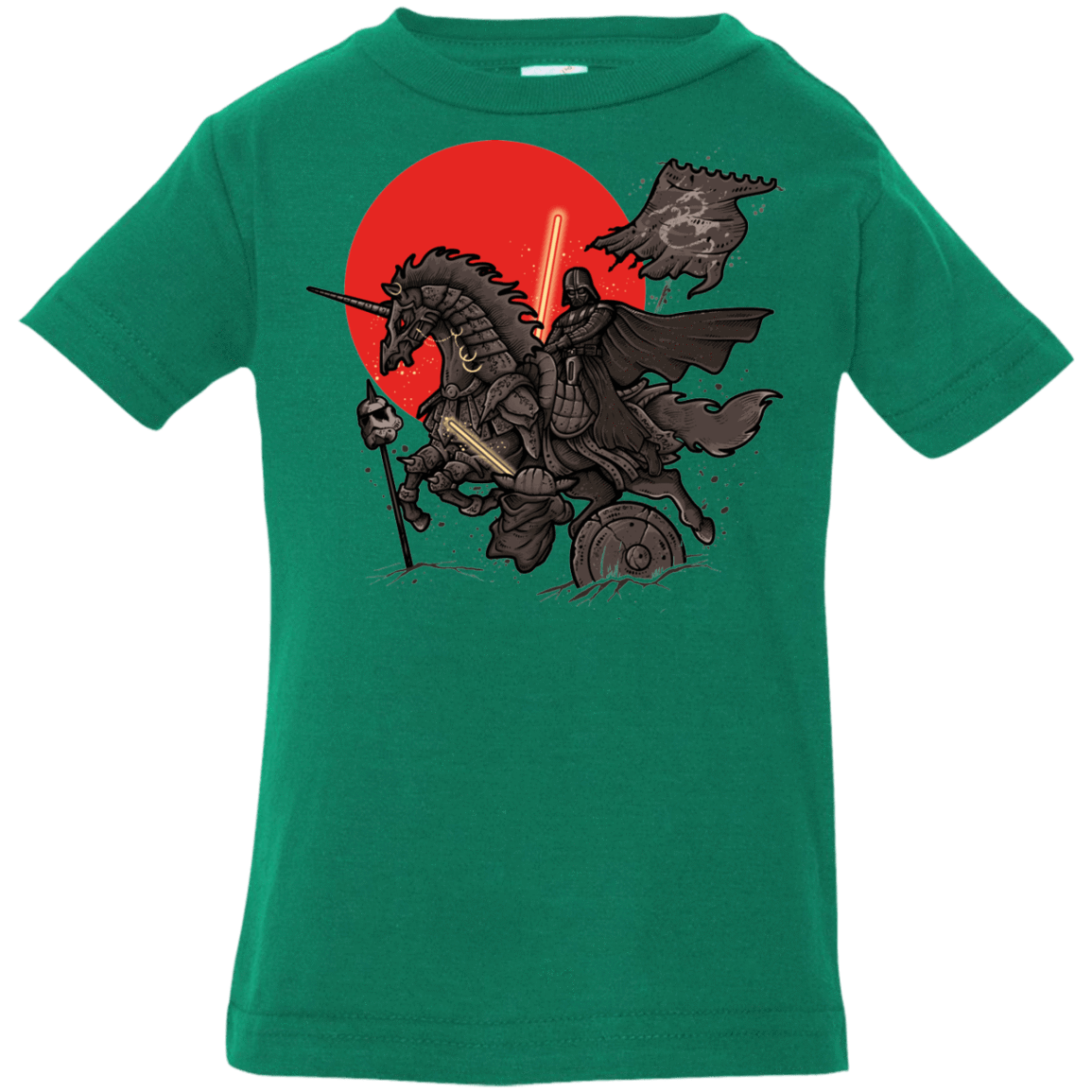 T-Shirts Kelly / 6 Months SAMURAI GALAXY Infant Premium T-Shirt