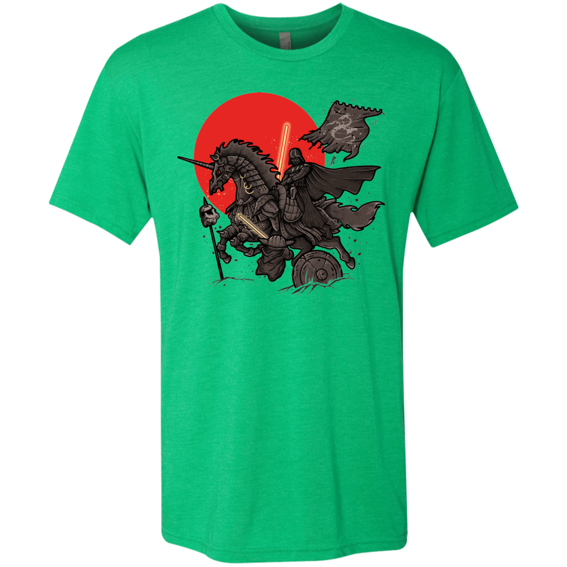 T-Shirts Envy / Small SAMURAI GALAXY Men's Triblend T-Shirt