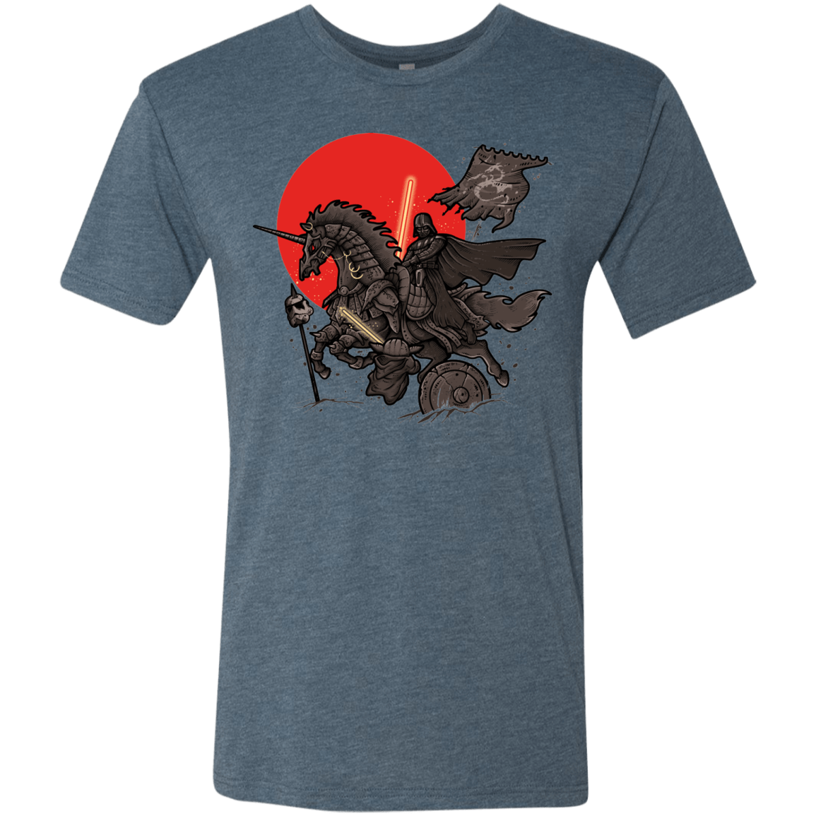 T-Shirts Indigo / Small SAMURAI GALAXY Men's Triblend T-Shirt