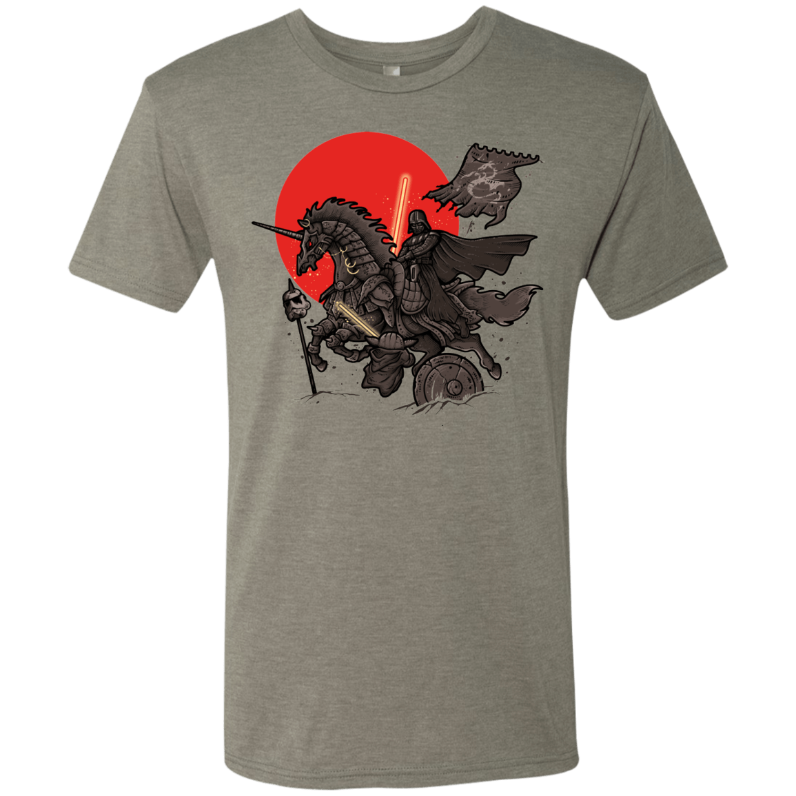 T-Shirts Venetian Grey / Small SAMURAI GALAXY Men's Triblend T-Shirt