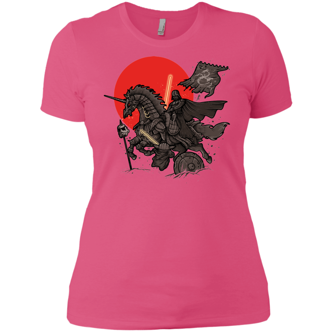 T-Shirts Hot Pink / X-Small SAMURAI GALAXY Women's Premium T-Shirt