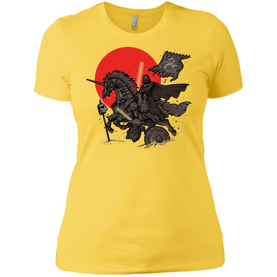 T-Shirts Vibrant Yellow / X-Small SAMURAI GALAXY Women's Premium T-Shirt