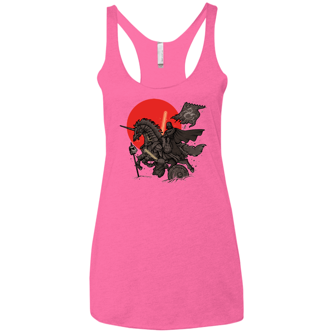 T-Shirts Vintage Pink / X-Small SAMURAI GALAXY Women's Triblend Racerback Tank