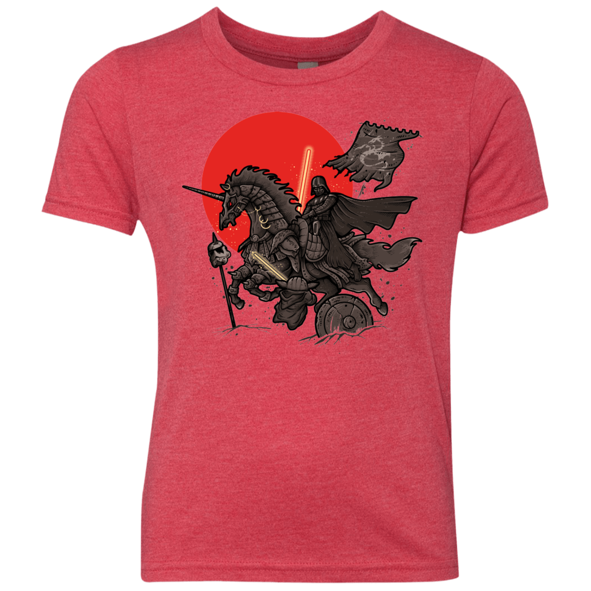 T-Shirts Vintage Red / YXS SAMURAI GALAXY Youth Triblend T-Shirt