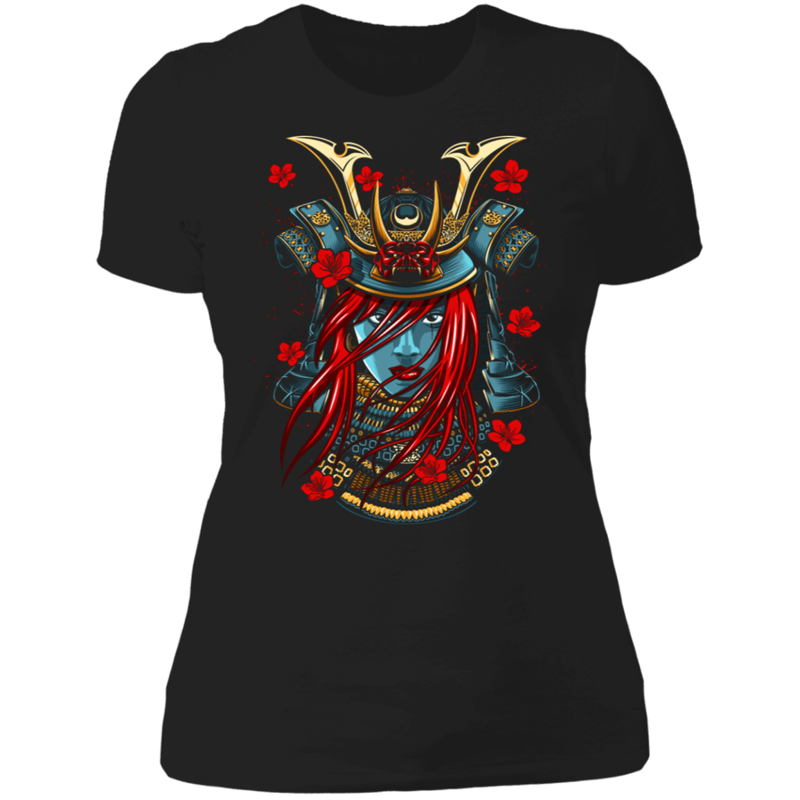 T-Shirts Black / X-Small Samurai Girl Women's Premium T-Shirt