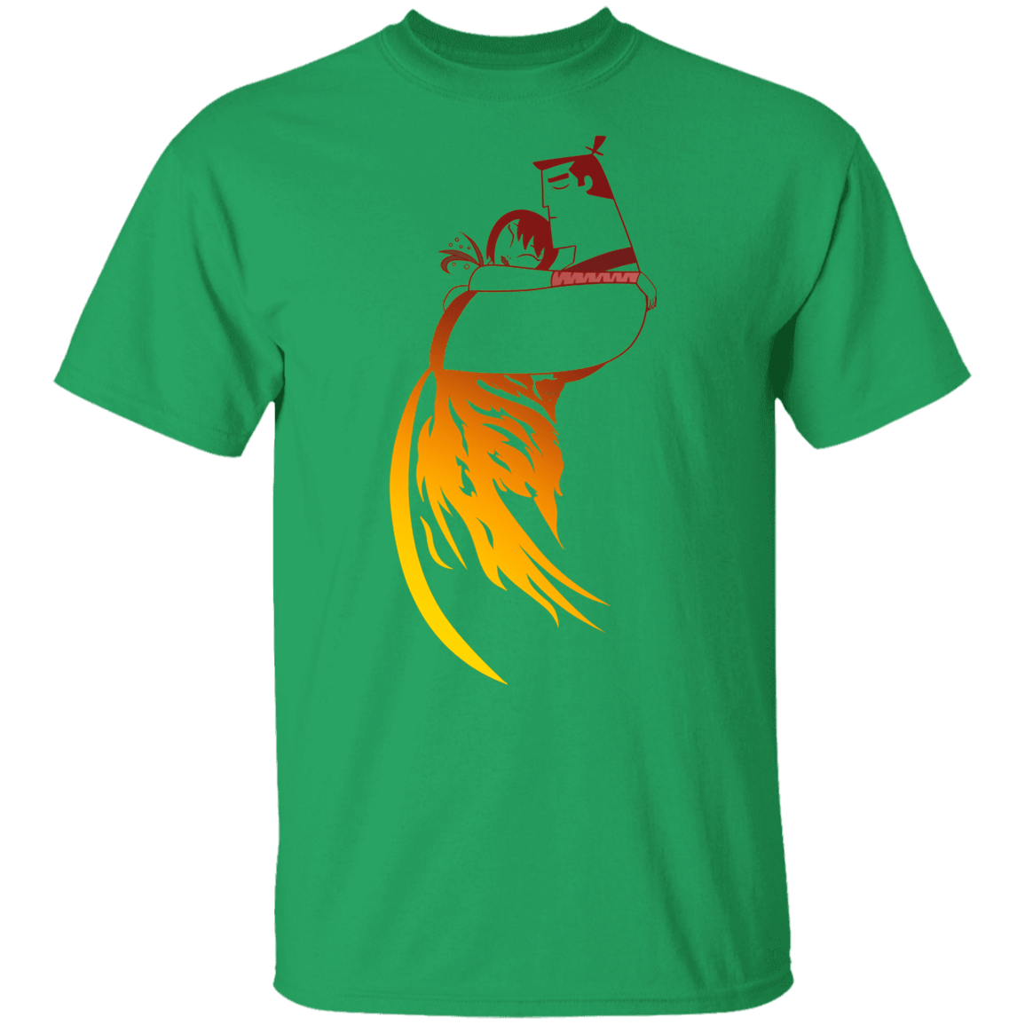 T-Shirts Irish Green / YXS Samurai Love Youth T-Shirt