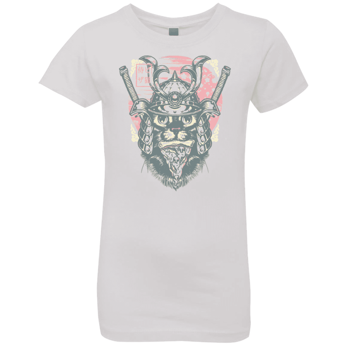 T-Shirts White / YXS Samurai Pizza Cat Girls Premium T-Shirt