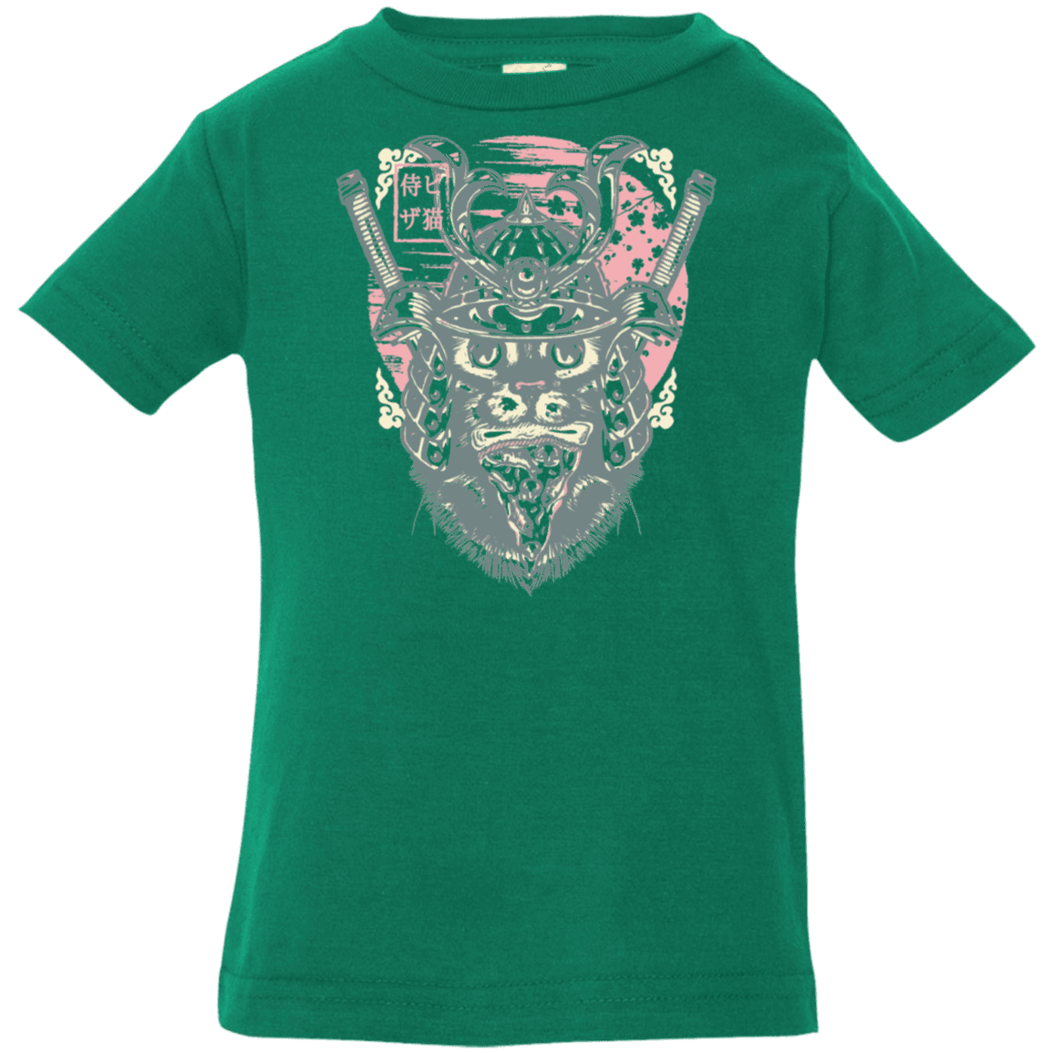T-Shirts Kelly / 6 Months Samurai Pizza Cat Infant Premium T-Shirt