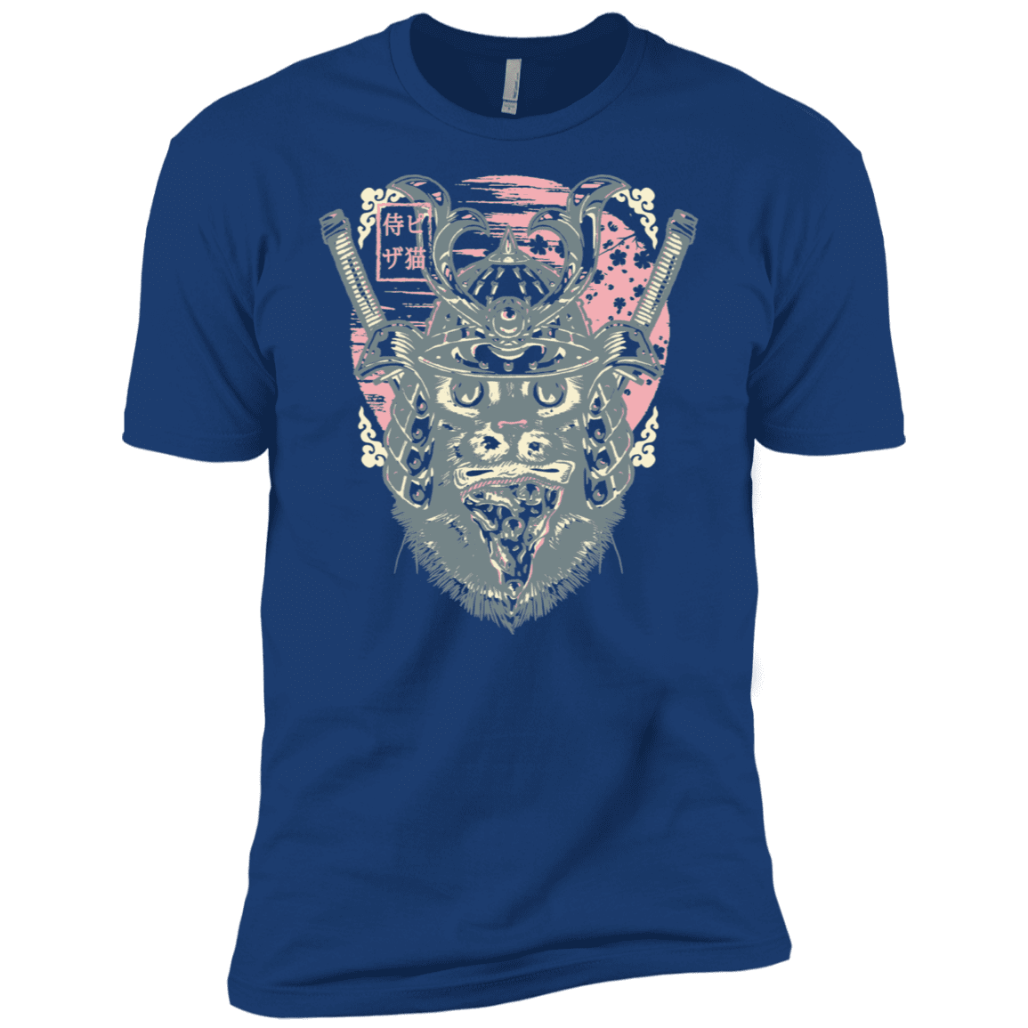 T-Shirts Royal / X-Small Samurai Pizza Cat Men's Premium T-Shirt