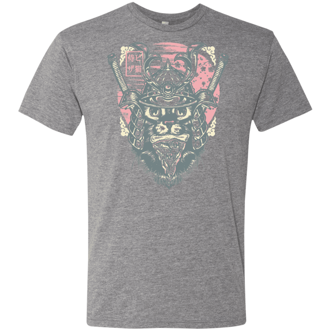 T-Shirts Premium Heather / S Samurai Pizza Cat Men's Triblend T-Shirt