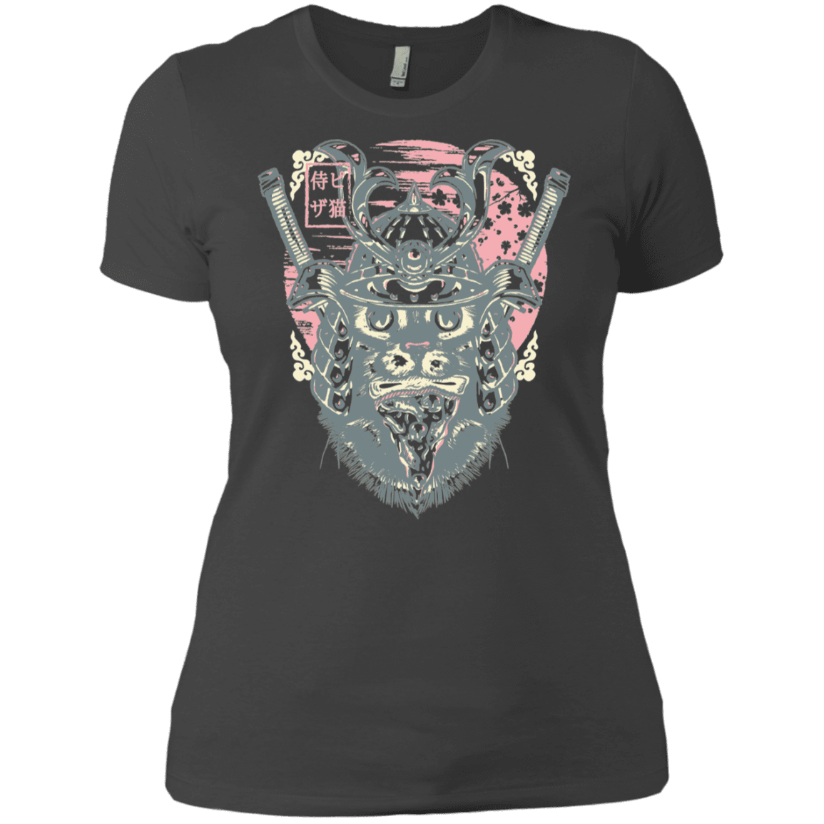 T-Shirts Heavy Metal / X-Small Samurai Pizza Cat Women's Premium T-Shirt