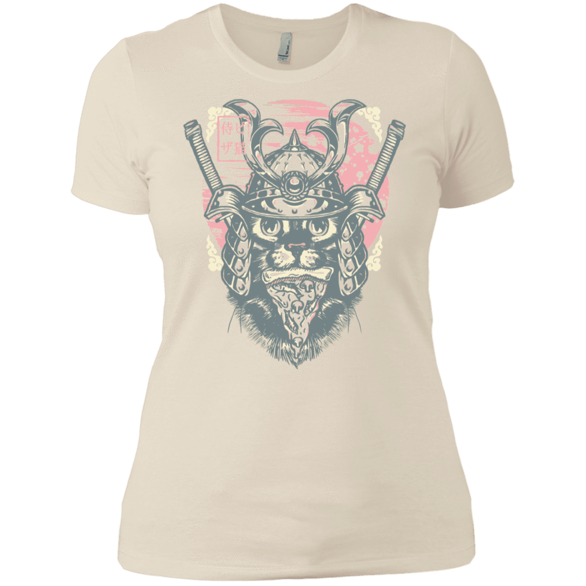 T-Shirts Ivory/ / X-Small Samurai Pizza Cat Women's Premium T-Shirt