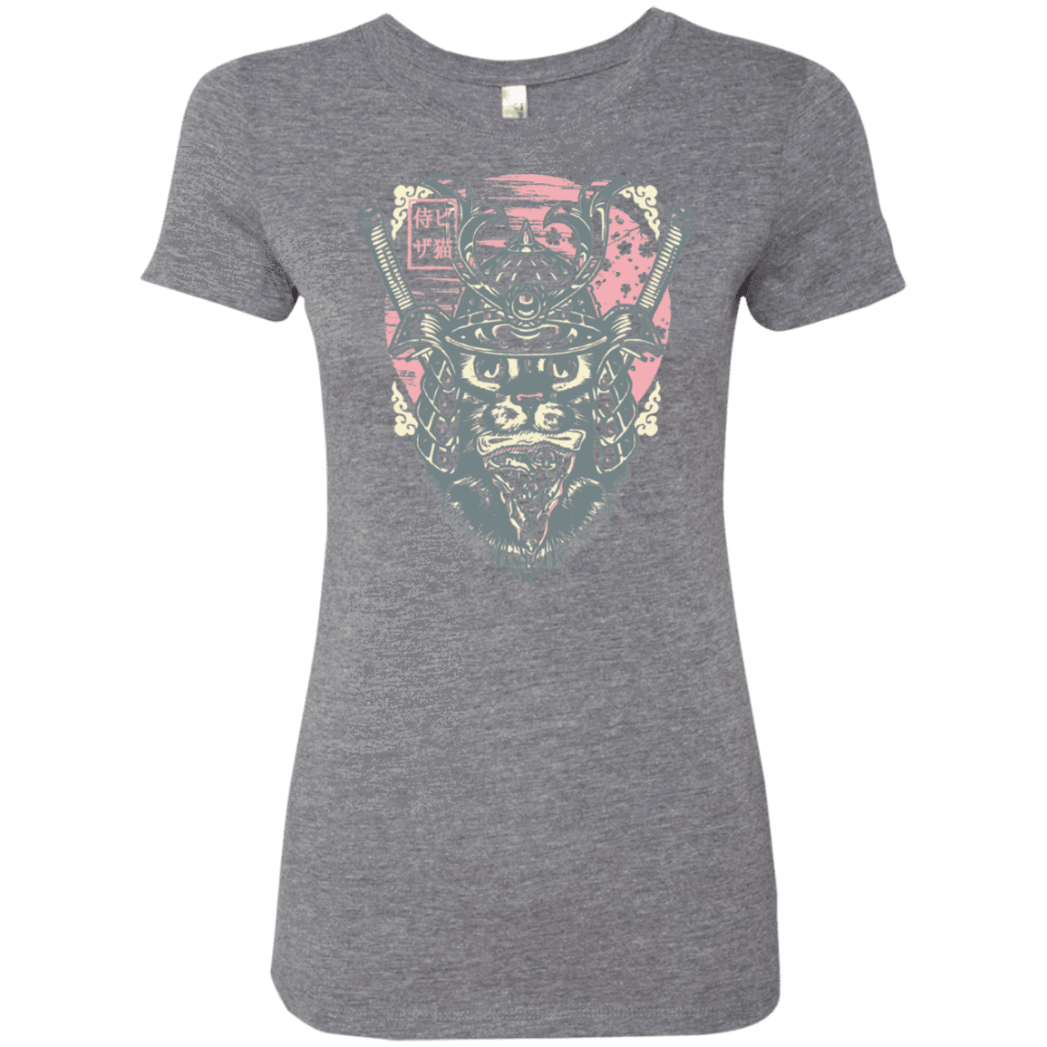 T-Shirts Premium Heather / S Samurai Pizza Cat Women's Triblend T-Shirt
