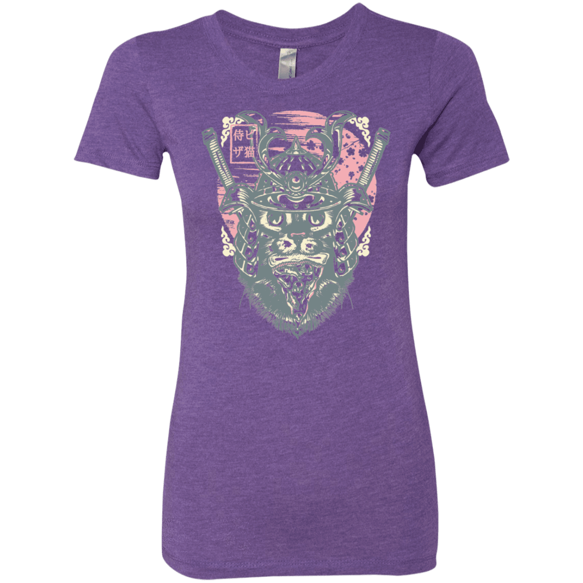 T-Shirts Purple Rush / S Samurai Pizza Cat Women's Triblend T-Shirt