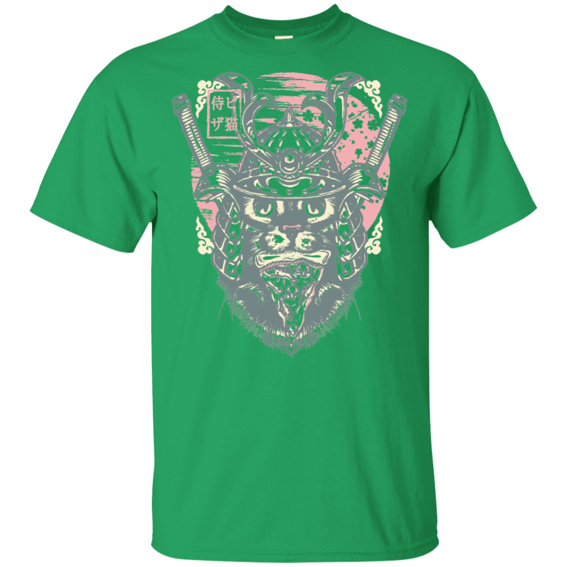 T-Shirts Irish Green / YXS Samurai Pizza Cat Youth T-Shirt