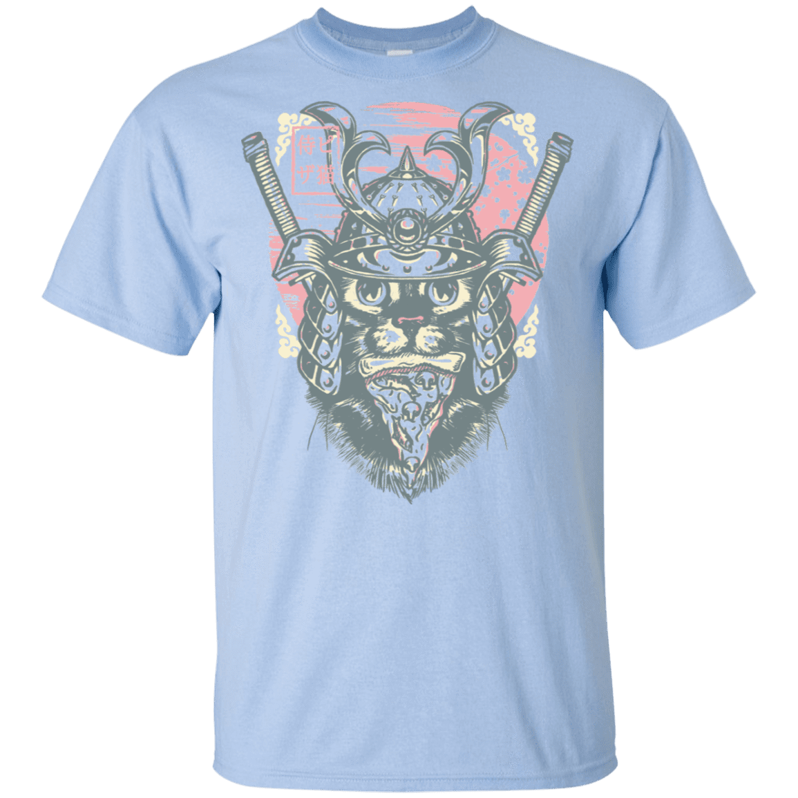 T-Shirts Light Blue / YXS Samurai Pizza Cat Youth T-Shirt