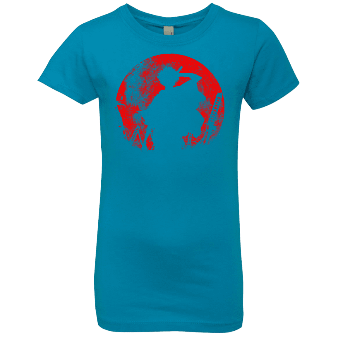 T-Shirts Turquoise / YXS Samurai Swords Girls Premium T-Shirt