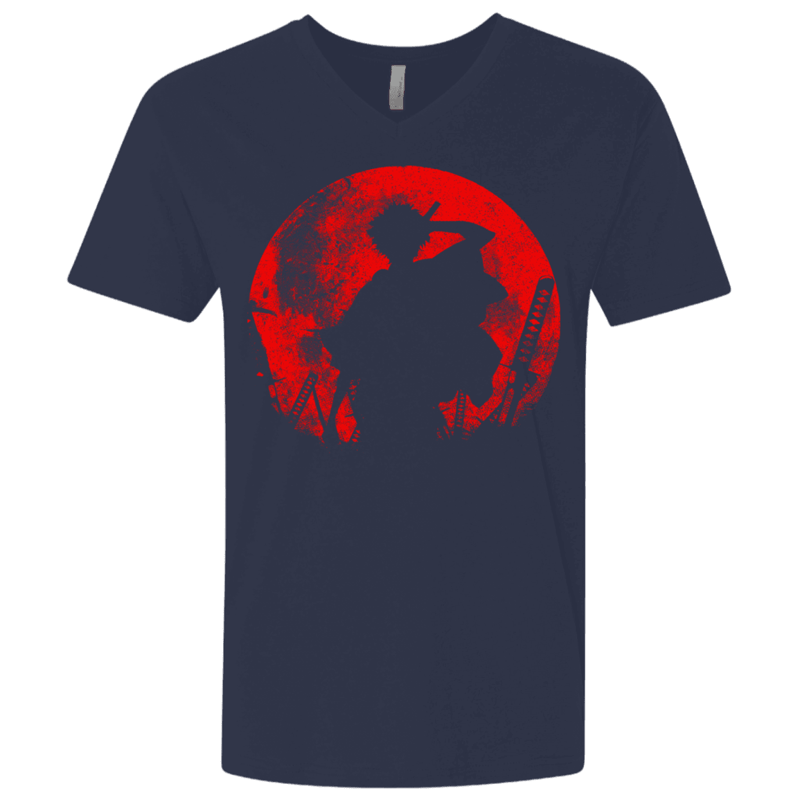 T-Shirts Midnight Navy / X-Small Samurai Swords Men's Premium V-Neck