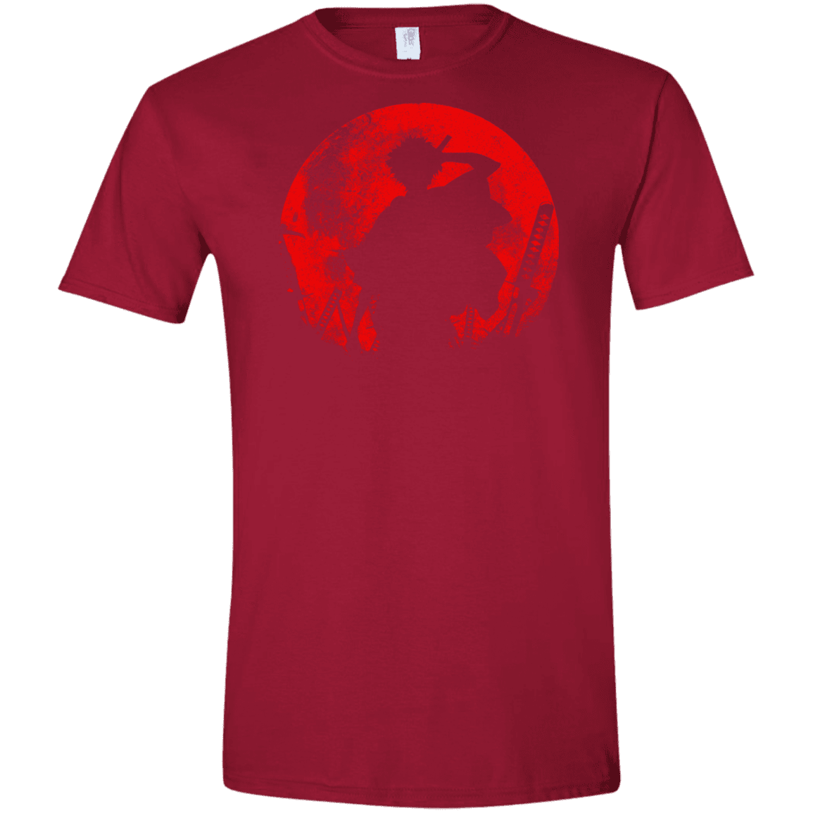 T-Shirts Cardinal Red / S Samurai Swords Men's Semi-Fitted Softstyle