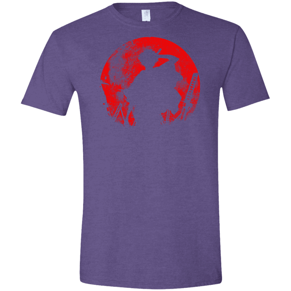 T-Shirts Heather Purple / S Samurai Swords Men's Semi-Fitted Softstyle