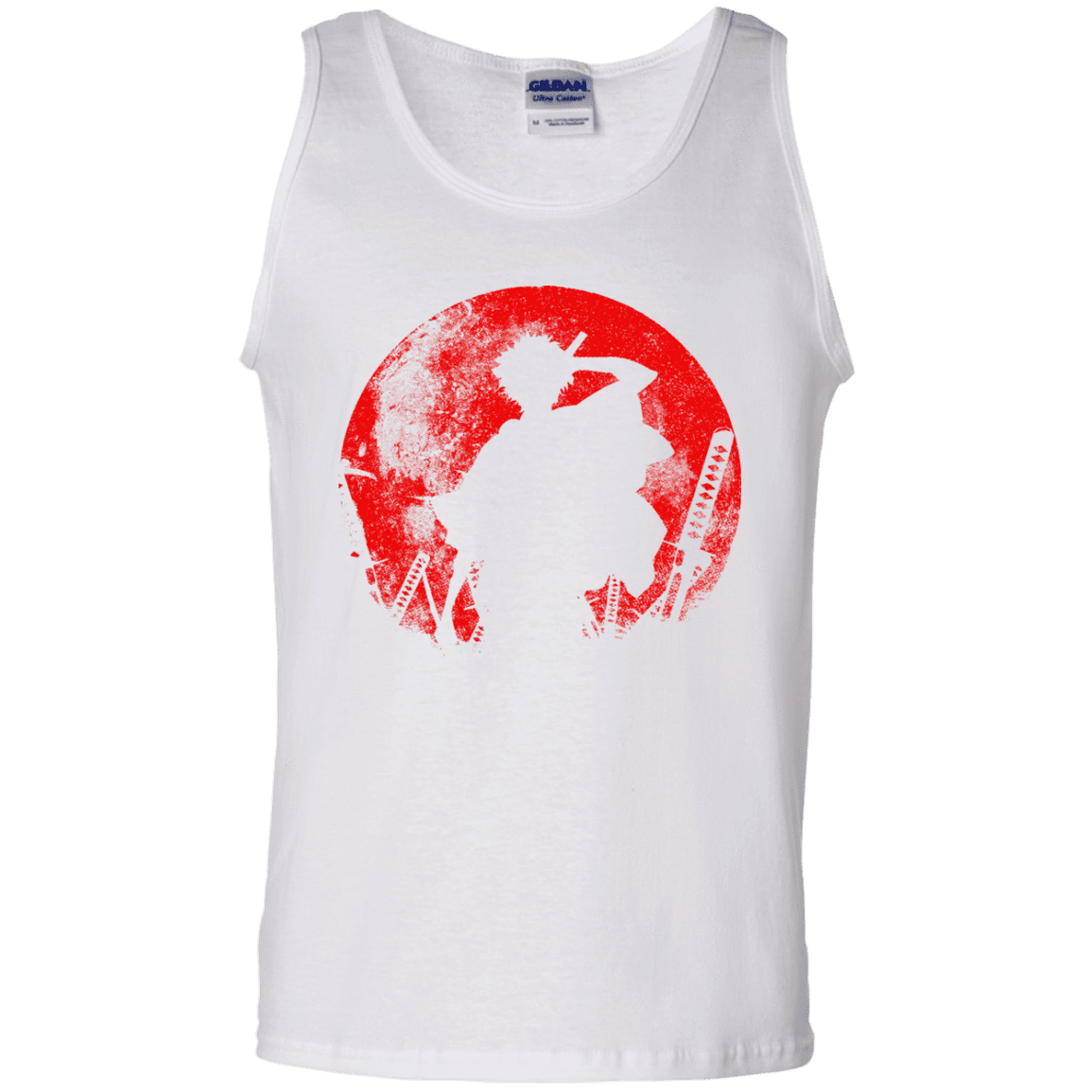 T-Shirts White / S Samurai Swords Men's Tank Top