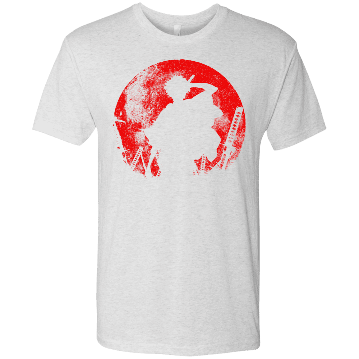 T-Shirts Heather White / S Samurai Swords Men's Triblend T-Shirt