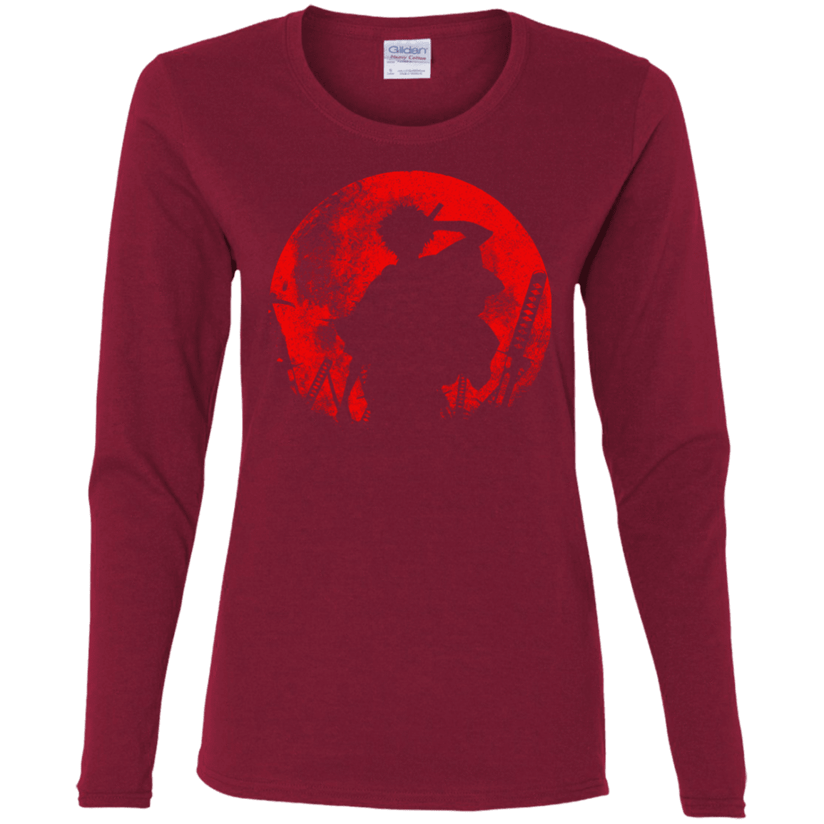 T-Shirts Cardinal / S Samurai Swords Women's Long Sleeve T-Shirt