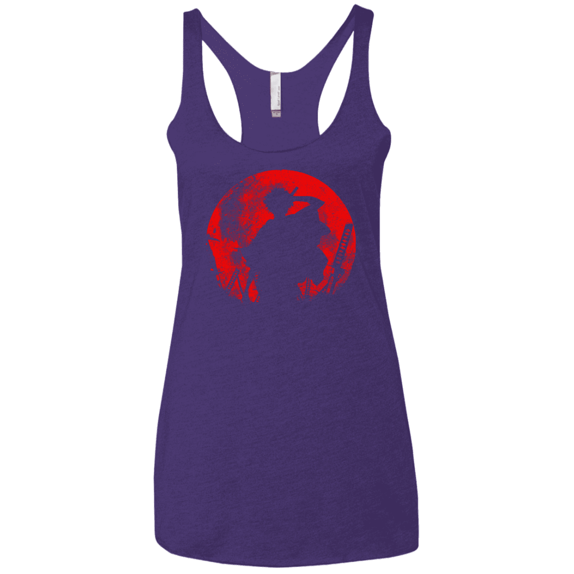 T-Shirts Purple Rush / X-Small Samurai Swords Women's Triblend Racerback Tank