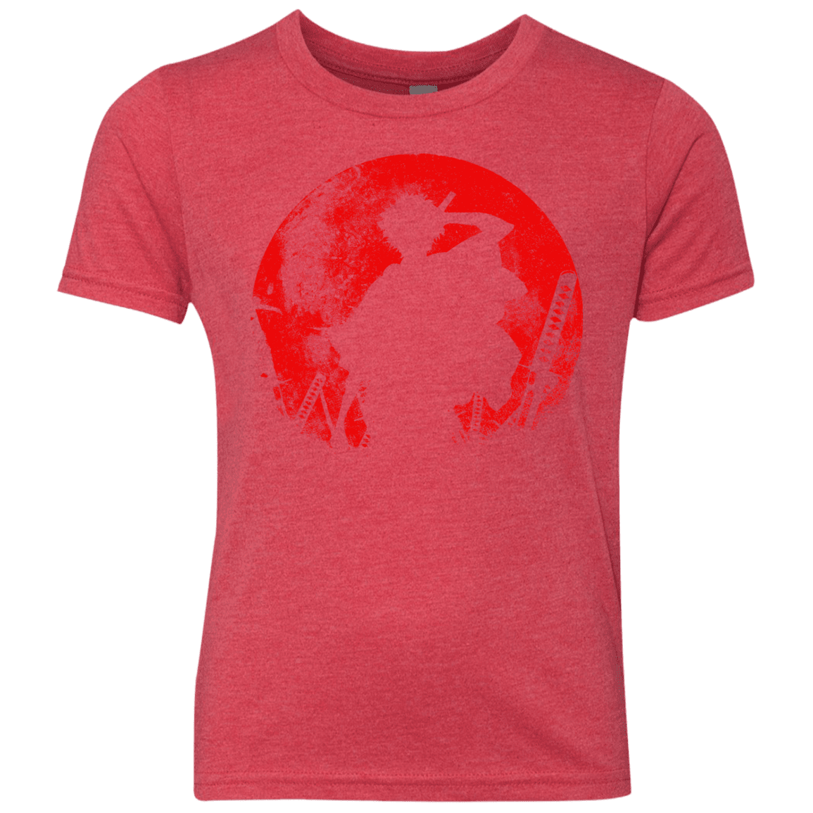 T-Shirts Vintage Red / YXS Samurai Swords Youth Triblend T-Shirt