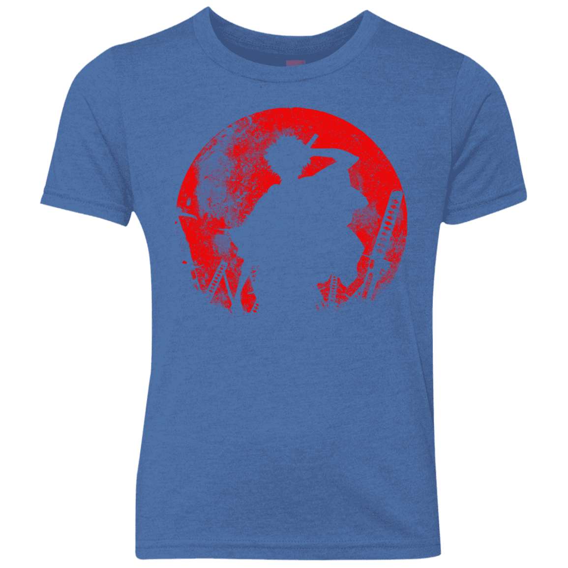 T-Shirts Vintage Royal / YXS Samurai Swords Youth Triblend T-Shirt