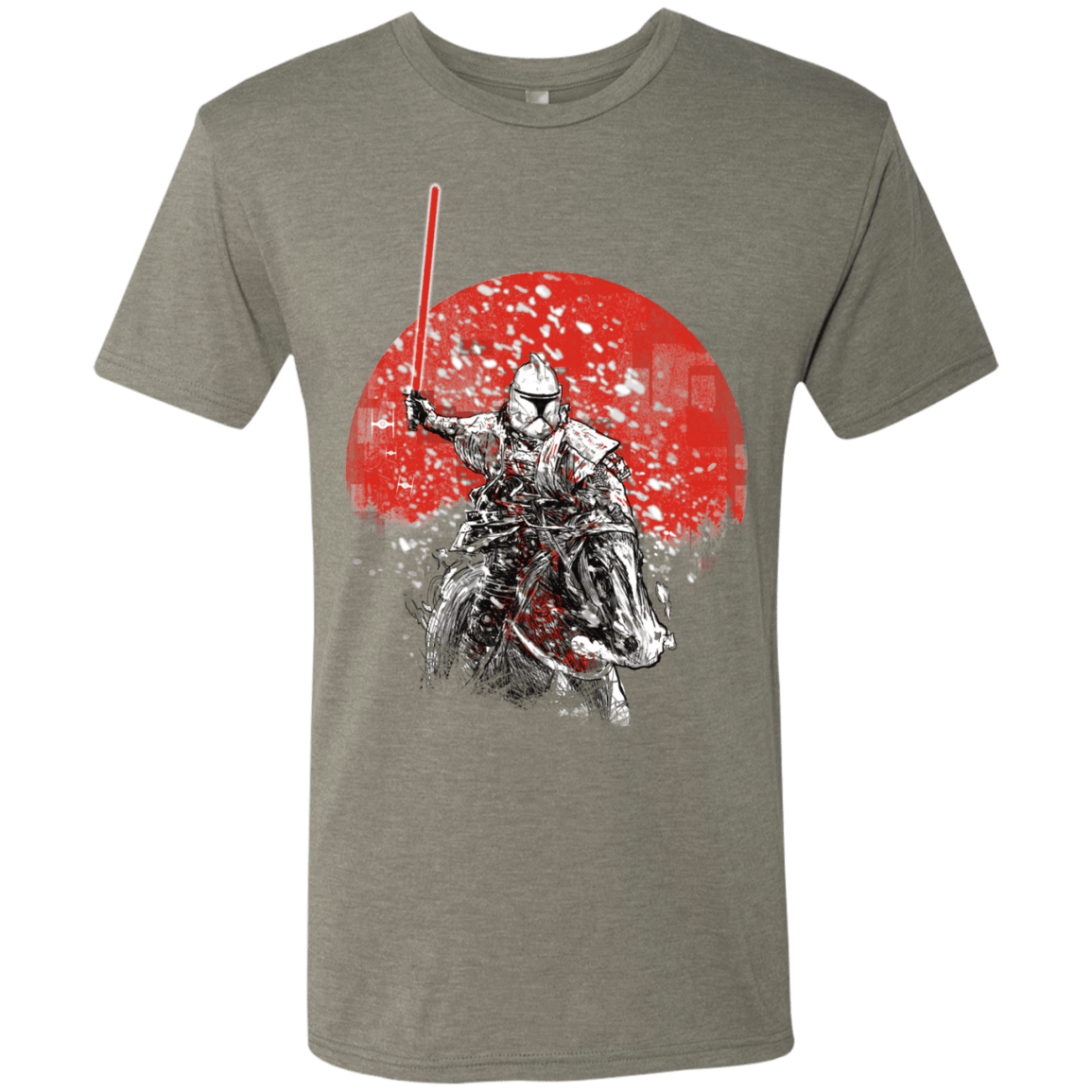 T-Shirts Venetian Grey / S Samurai Trooper Men's Triblend T-Shirt