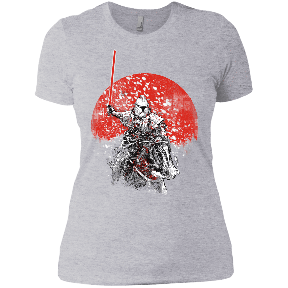 T-Shirts Heather Grey / X-Small Samurai Trooper Women's Premium T-Shirt