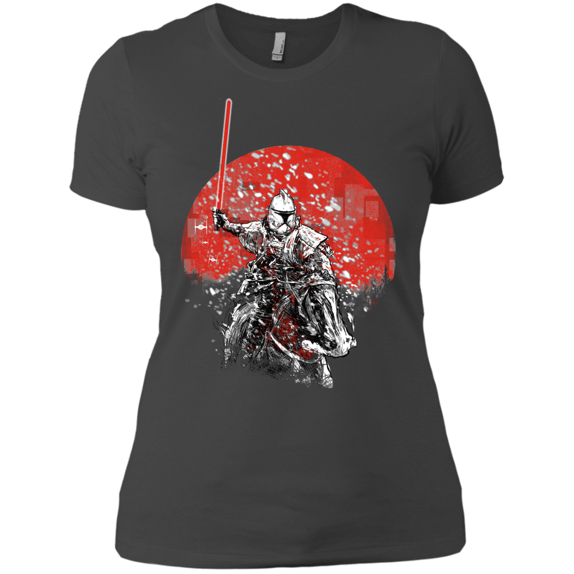 T-Shirts Heavy Metal / X-Small Samurai Trooper Women's Premium T-Shirt