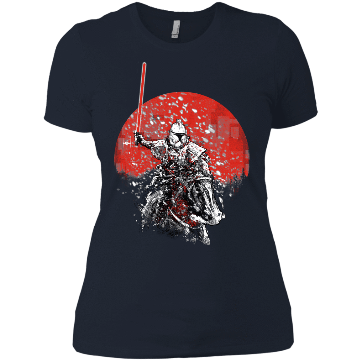T-Shirts Midnight Navy / X-Small Samurai Trooper Women's Premium T-Shirt