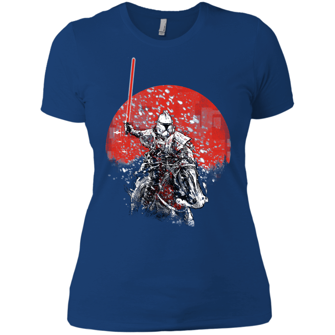 T-Shirts Royal / X-Small Samurai Trooper Women's Premium T-Shirt