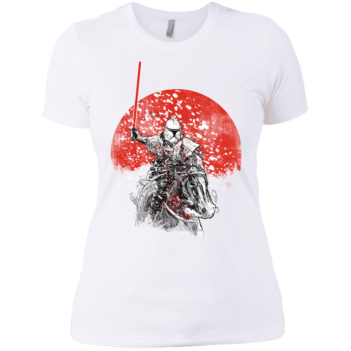 T-Shirts White / X-Small Samurai Trooper Women's Premium T-Shirt