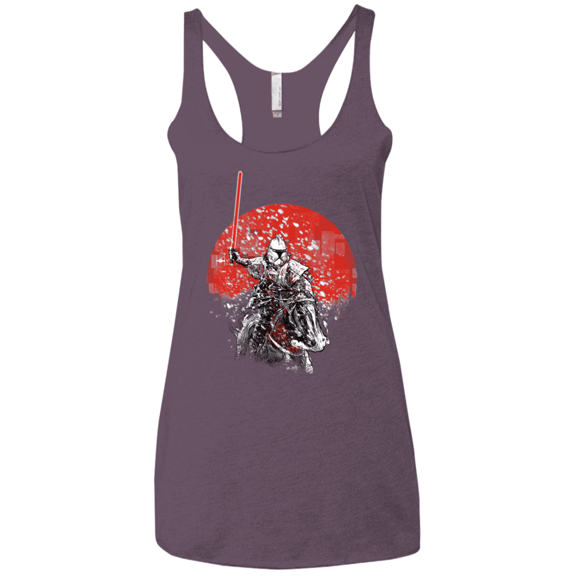 Samurai Trooper Women's Triblend Racerback Tank