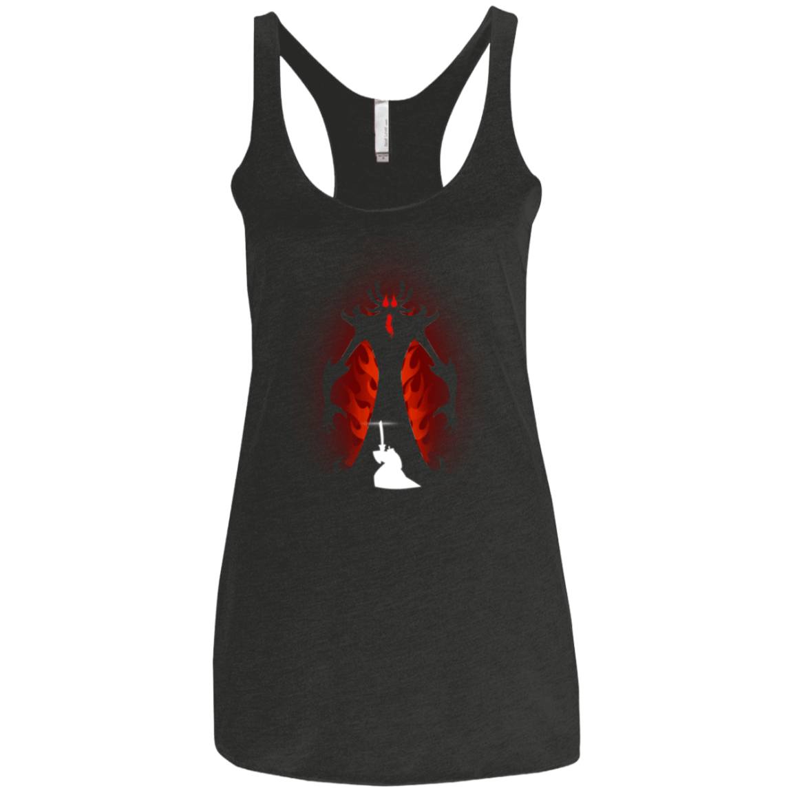 T-Shirts Vintage Black / X-Small Samurai vs Demon Women's Triblend Racerback Tank