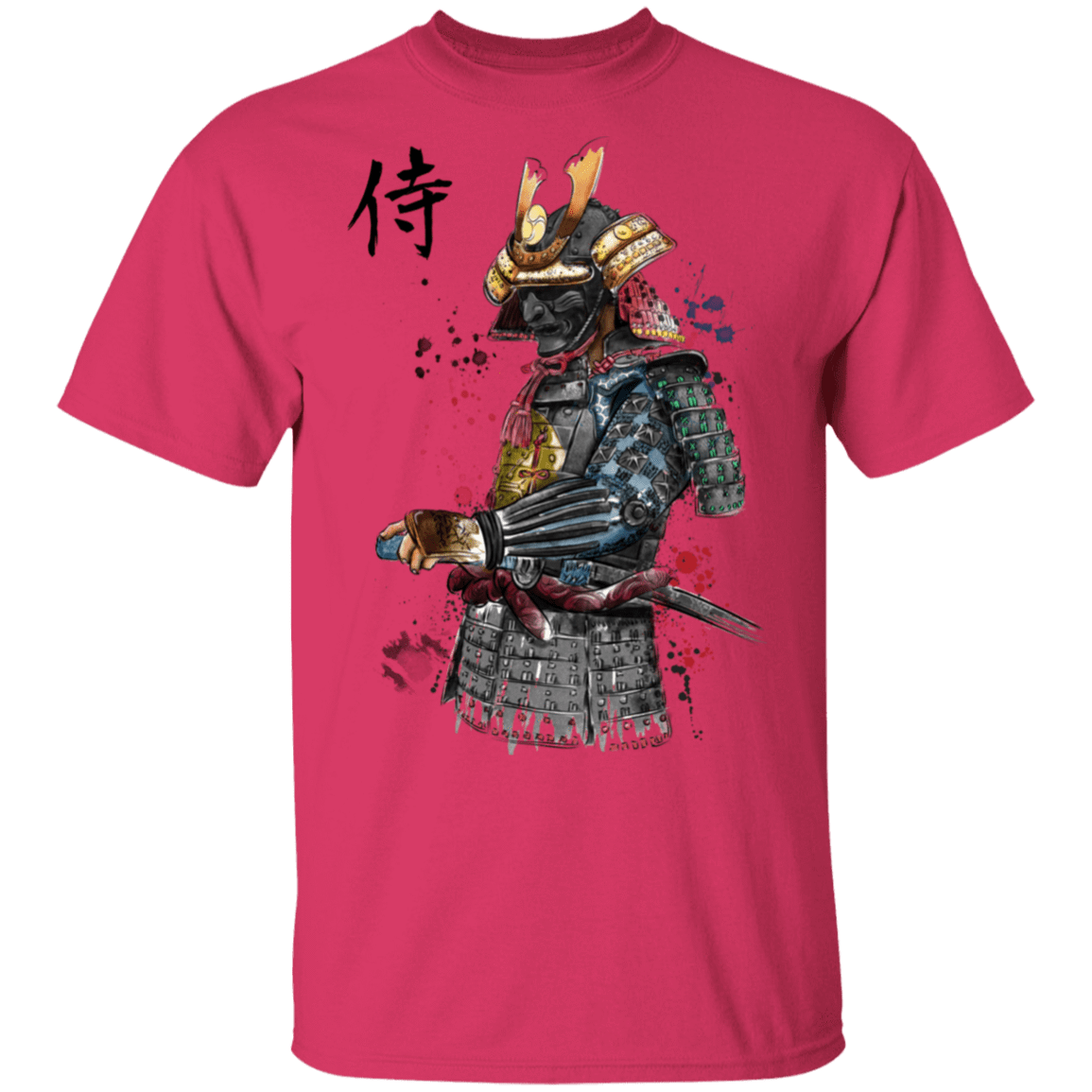 T-Shirts Heliconia / S Samurai Watercolor T-Shirt